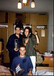 Olaf, Kinga and Chris, AWF Warsawa 1995