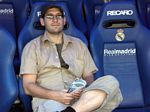 Olaf on the Real Madrid bench