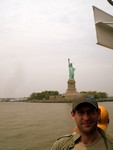 Me and the statue of liberty