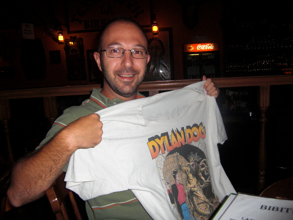 David with my old vintage 1992 shirt