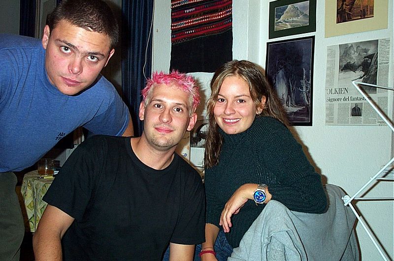 Ema, Sara and me, Sep 2001