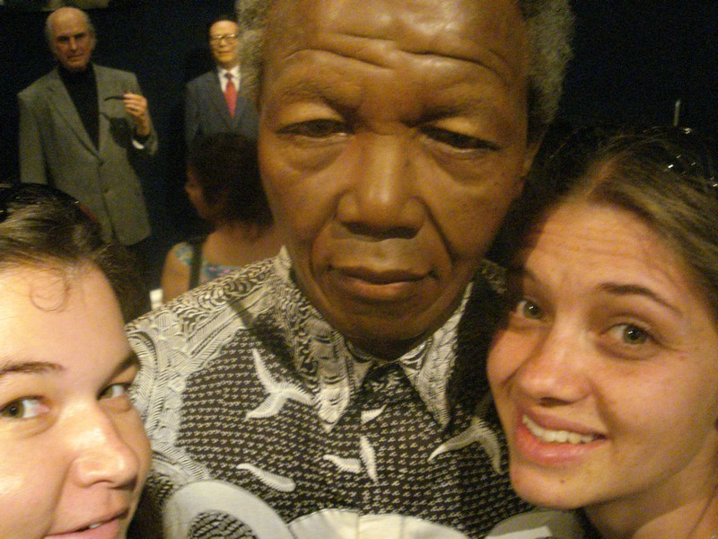 Mandela and two fellow South Africans