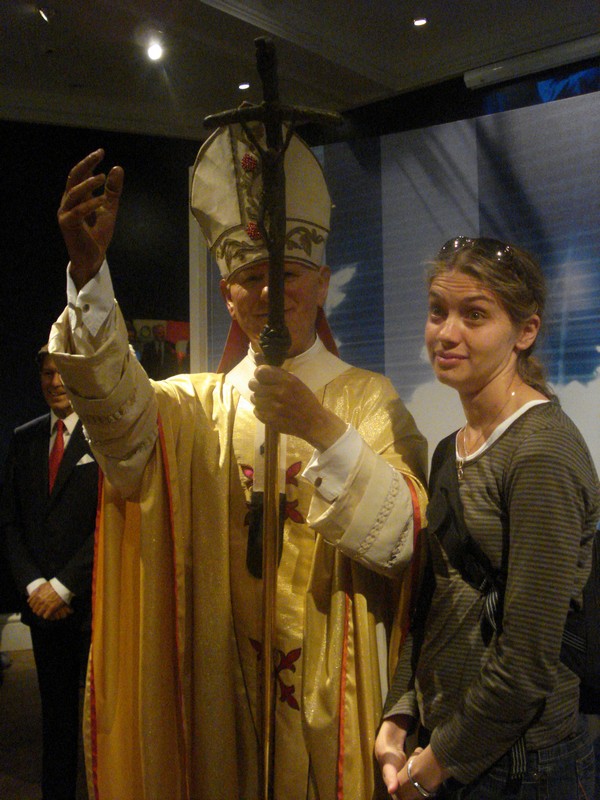 The best pope ever and Lindsey, not so impressed