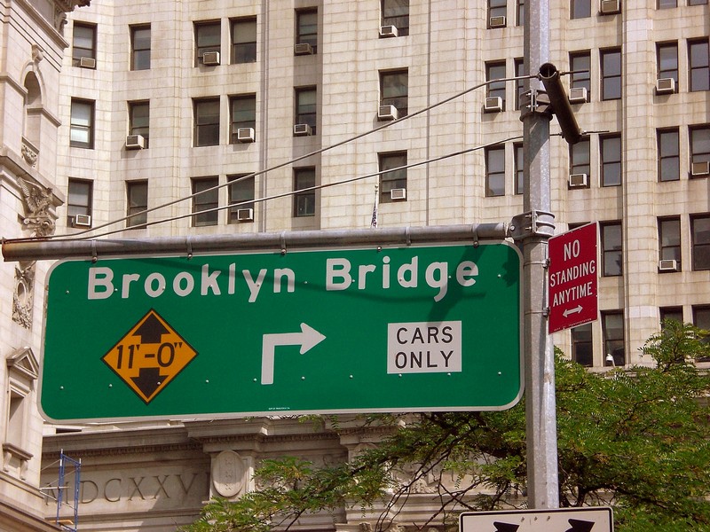 Direction to the Brooklyn Bridge